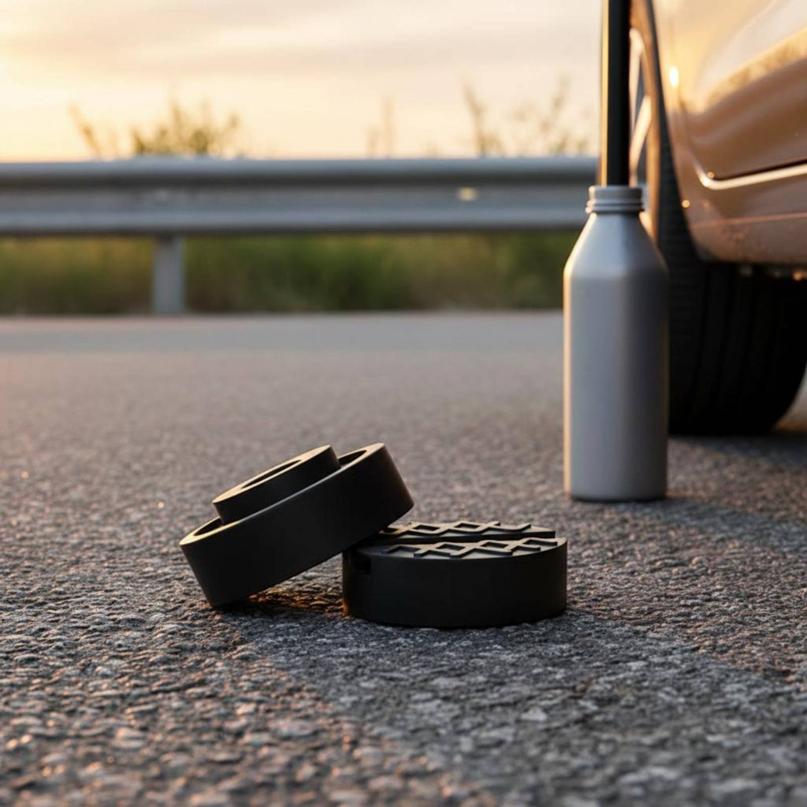 Car Jack - Bantalan Penyangga Mobil Anti-Selip, Bantalan Pengangkat