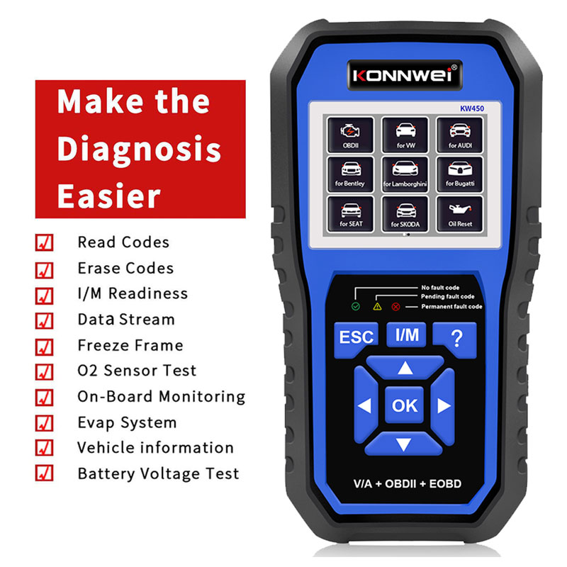 KONNWEI KW450 Alat Diagnostik  - Car Diagnostic Tool ulasan dan harga
