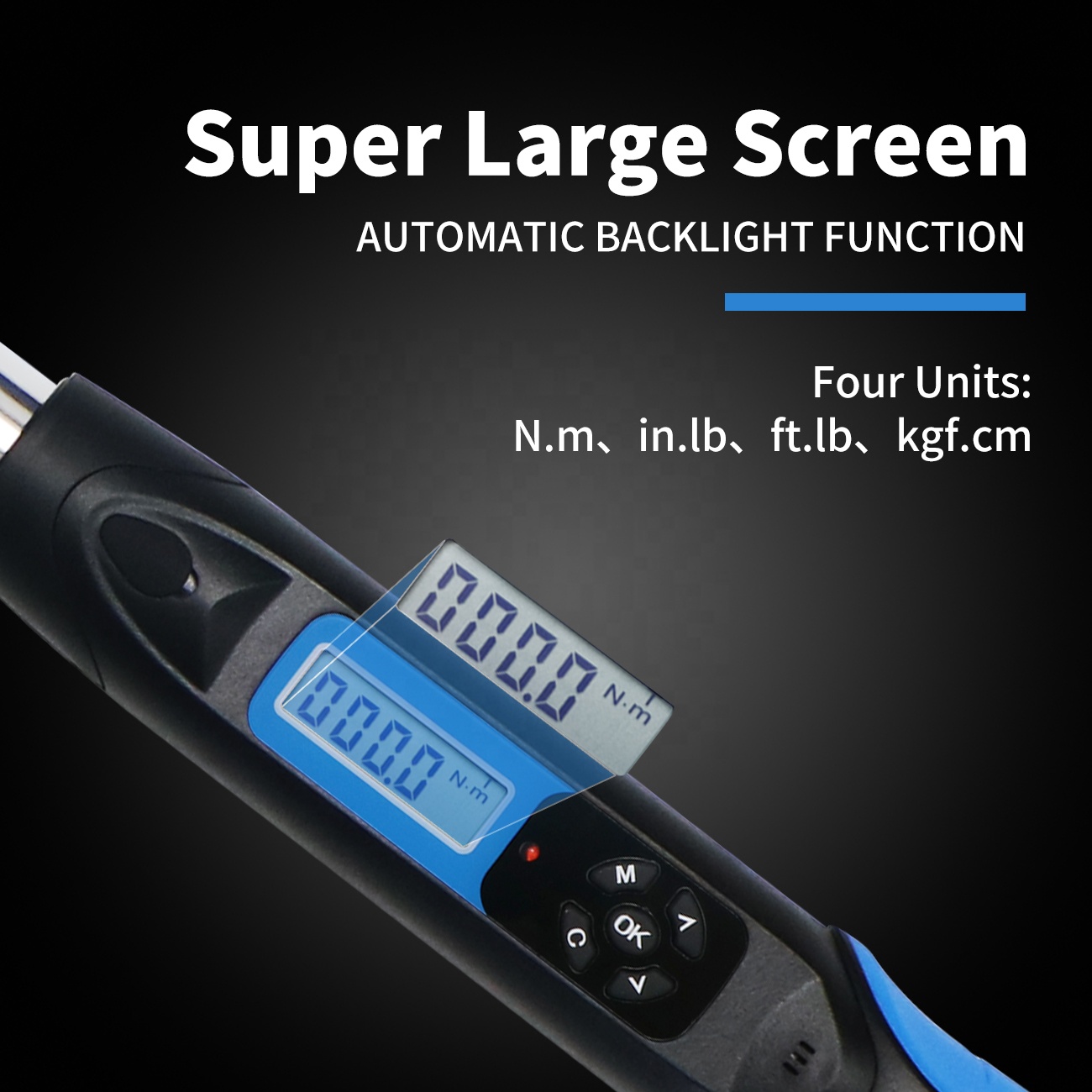Kunci Torsi Digital Kepala Reb - Torque Wrench ulasan dan harga