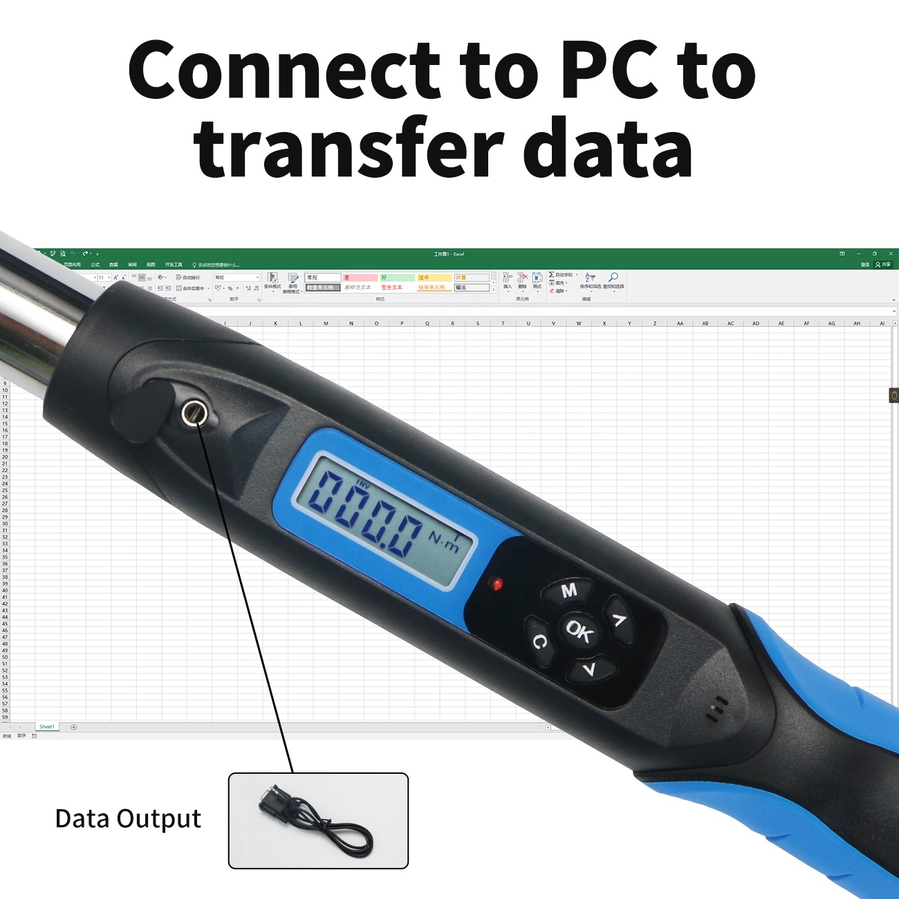 Kunci Torsi Digital Kepala Reb - Torque Wrench ulasan dan harga